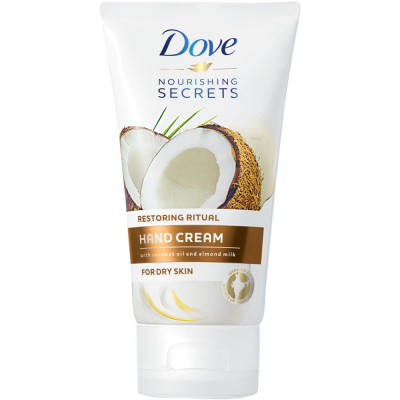 Crema de Maini Dove Nourishing Secrets, 75 ml, cu Ulei de Cocos si Lapte de Migdale, Crema Dove de Maini, Crema pentru Maini, Crema Hidratanta de Main foto