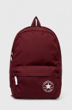 Converse rucsac culoarea bordo, mare, cu imprimeu