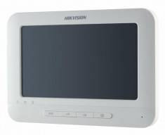Monitor videointerfon color Hikvision DS-KH6310-W ,7&amp;amp;#034;Touch-ScreenIndoorStation, 7-Inch Colorful TFT LCD, foto