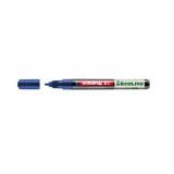 Marker cu vopsea edding Ecoline 51, corp din plastic reciclat, varf rotund, 1-2 mm, albastru