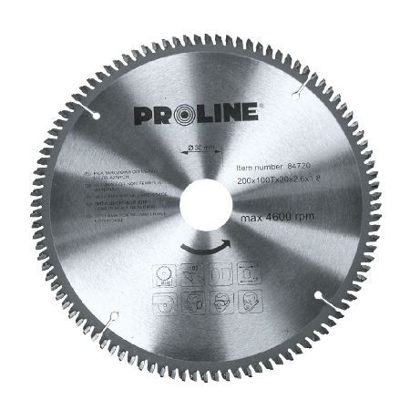 DISC CIRCULAR PENTRU METAL CU DINTI VIDIA 210MM / 100D.