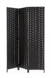 Cumpara ieftin Paravan decorativ bambus hartie negru Jalila 135x6x180 cm