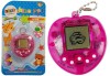 Jucarie interactiva Tamagotchi cu snur, roz, Lean 4008