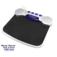 Mouse Pad 4 in 1 Iluminat Cu Hub Usb, Microfon si Boxe