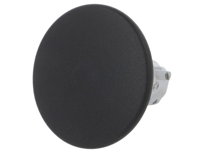 Comutator apăsare 22mm negru