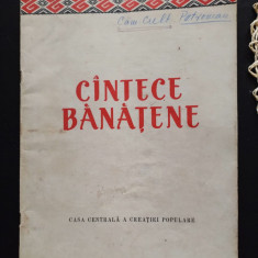 Cantece banatene - autori N. Ursu, I. Vidu, T. Brediceanu