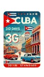 ESIM, 3GB, 30 Days, Cuba, Standard