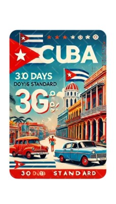 eSIM, 3GB, 30 Days, Cuba, Standard foto