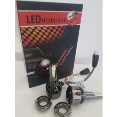 SET 2 LEDURI 12V-24V ALB 6000K COMPATIBIL h7