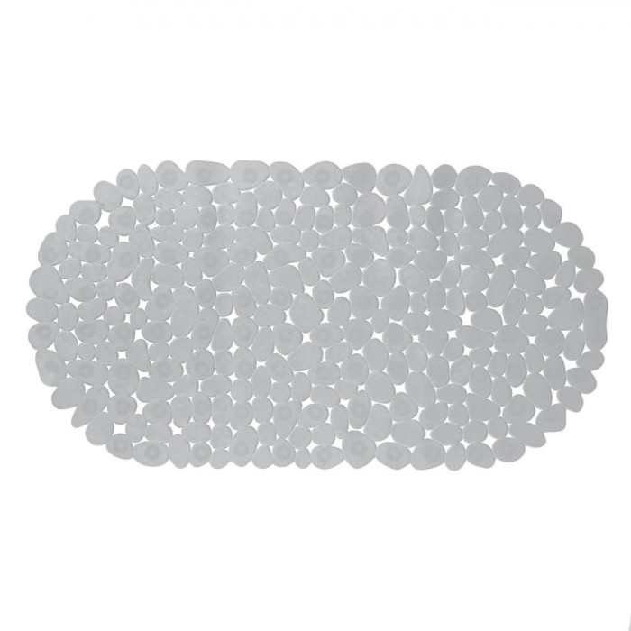 Covoraș Antiderapant, Model Pietre, Culoare Gri, Dimensiuni 68x35 cm, Material PVC