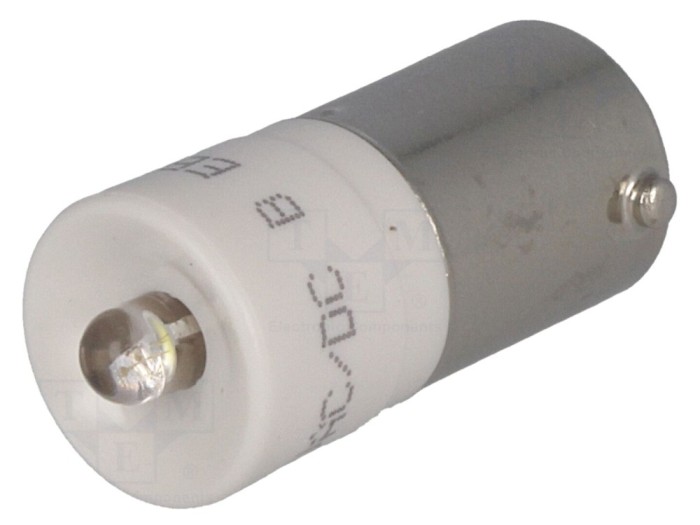 Lampă LED albă 24V BA9S