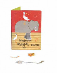 Puzzle magnetic cu animale foto