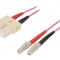 Patch Cord Fibră Optică OM4 LC/UPC-SC/UPC 2m Violet