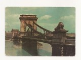 FA16 - Carte Postala- UNGARIA - Budapesta, podul cu lanturi, necirculata, Fotografie