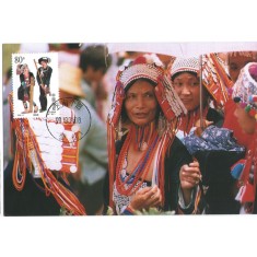 China 1999 - Grupuri etnice, CarteMaxima 28