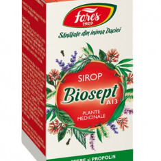 Sirop Biosept sirop A13 plante medicinale cu miere si propolis, 100ml, Fares