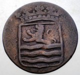 J.404 INDIILE OLANDEZE NETHERLANDS EAST INDIES ZEELAND VOC 1 DUIT 1785