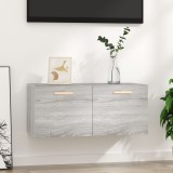 vidaXL Dulap de perete, gri sonoma, 80x35x36,5 cm, lemn compozit