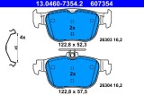 ATE 13.0460-7354.2 set placute frana,frana disc