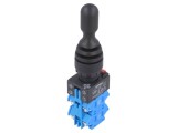 Joystick Comutator 22mm 4 NO Negru