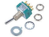 Comutator basculant 2 pozitii DPDT ON-ON 3A/250VAC 4A/28VDC MTA