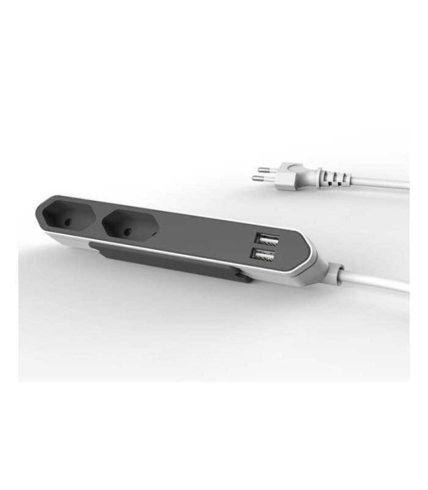 Prelungitor 2 prize prize EU+ 2 USB 2.1A 1.5m PowerBar Allocacoc