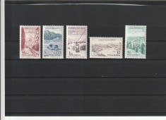 ROMANIA 1964 LP 585 PUNCTE TURISTICE LA MUNTE SERIE MNH NESTAMPILATA foto