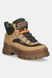 Buffalo bocanci Aspha Com Hike Mid culoarea bej, cu platformă, izolare ușoară, 1622600-BEI
