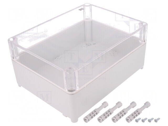 Carcasă universală industrială gri 170x220x107 mm