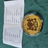 Republica TCHAD , moneda aur 0.999 1/200 oz , 3000 francs 2024