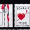 ROMANIA 2001 LP 1542 a MARTISOR SERIE CU VINIETA MNH