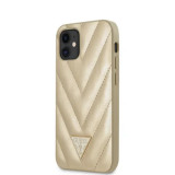 Cumpara ieftin Husa Cover Guess V Quilted pentru iPhone 12 Mini Gold