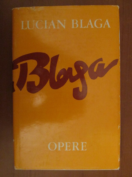 Lucian Blaga - Opere volumul 6 (1979, editie cartonata)
