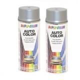 Set 2 x Spray Vopsea Auto Gri Safir 400ml DUPLI-COLOR - Retus Auto, Uscare Rapida, Rezistenta UV
