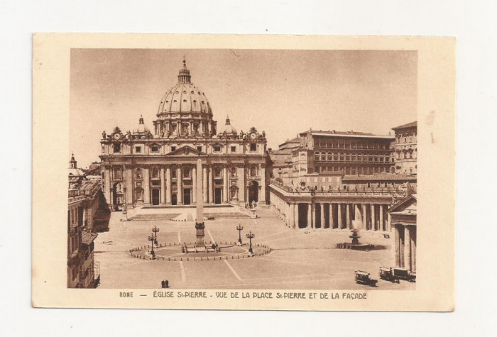 FV4-Carte Postala- ITALIA -Roma, Eglise St Pierre, necirculata