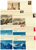 Cehoslovacia 1948 - Hohe Tatra, lot 7 carti postale, intreguri