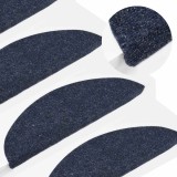 vidaXL Covorașe scară autoadezive 30 buc Albastru 56x17x3 cm