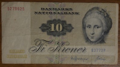 10 kroner 1972, Danemarca foto