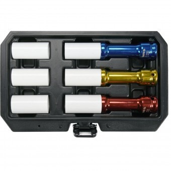 Set 6 chei tubulare lungi, Yato YT-10563, pentru jante auto, 17, 19, 21mm, Cr-Mo