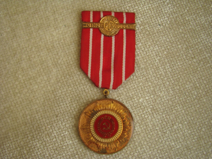 Medalie / Decoratie ,,a 50-a aniversare a PCR&quot; -1921-1971