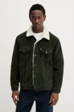 Levi&#039;s geacă culoarea verde, de tranziție, A5784