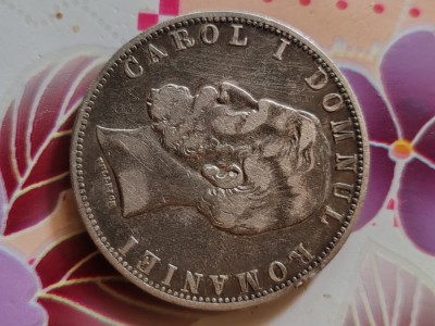 Monede argint Carol 1 din 1880,1881,1883. foto