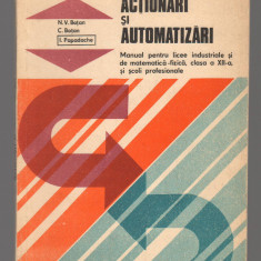 C9055 ACTIONARI SI AUTOMATIZARI - BOTAN. MANUAL LICEE, CLASA A XII-a