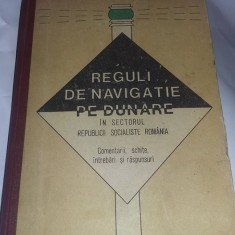 REGULI DE NAVIGATIE PE DUNARE IN SECTORUL RSR-TUTUIANU,BOITAN,ca NOUA,T.GRATUIT foto