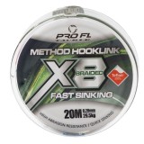 FIR TEXTIL PRO FL X8 METHOD HOOKLINE 0.28MM 20M