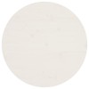 Gossi blat de masa, alb, &Oslash;60x2,5 cm, lemn masiv de pin