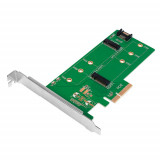 Adaptor Logilink PC0083, PCI-Express la M.2 SSD SATA/PCIe