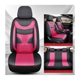 Huse Auto Universale 11 Piese fractionate Negru cu Rosu Compatibile Scaune Fata si Spate Cod: HNG1321-3