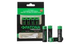 PATONA Premium USB-C 4x baterii re&icirc;ncărcabile AA Mignon Litiu 3000mWh 1,5V re&icirc;ncărcabile cu 1 p&acirc;nă la 2 cabluri de &icirc;ncărcare USB-C