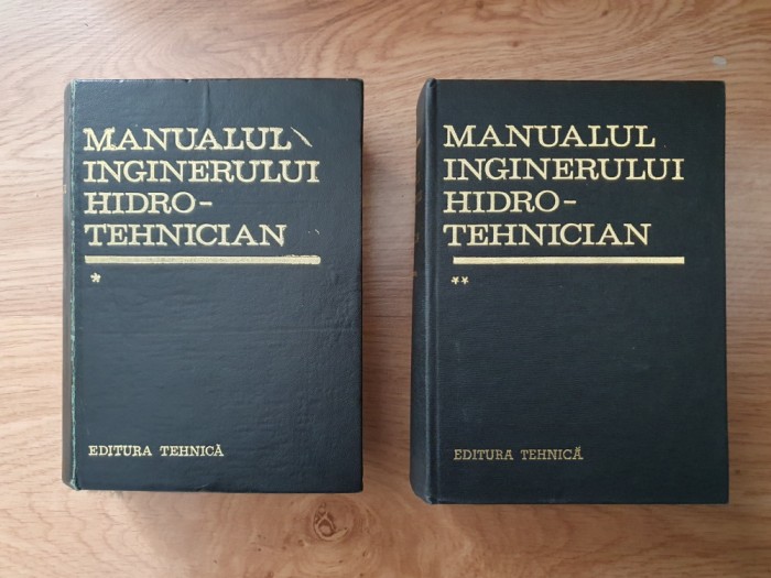 MANUALUL INGINERULUI HIDROTEHNICIAN - Dumitrescu, Pop (2 volume)